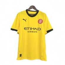 2025-26 Mens Girona away yellow soccer Jersey