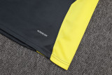 2025-26 Mens Real  Madrid dark grey Half-pull Training Suit
