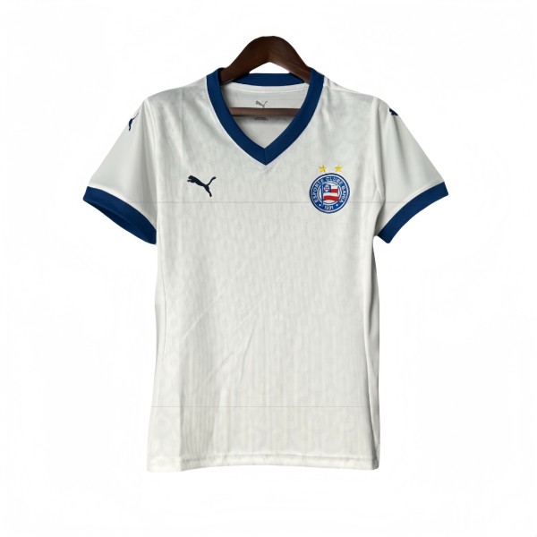2025-26 Women BaHia home white Fans Soccer Jersey