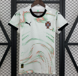 2025-26 Women  Portugal away White soccer Jersey