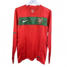 2010 Retro Mens Portugal  home Player version Long sleeve Jersey