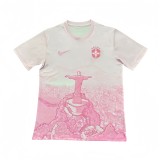 2025-26Mens Brazil Special Edition pink soccer jersey