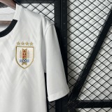 Mens Jersey Uruguay  away white Cheap Soccer Jerseys 2526