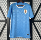 2025-26 Mens  Uruguay home blue  Soccer Jersey