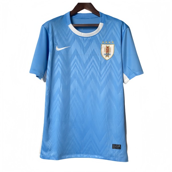 2025-26 Mens  Uruguay home blue  Soccer Jersey