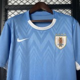 2025-26 Mens  Uruguay home blue  Soccer Jersey