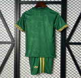 2025-26  Mexico Kids Golden Cup Green Soccer Jersey