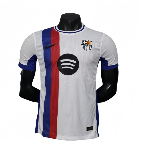 2025-26 Mens Barcelona Special edition white Player version soccer Jersey