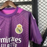 2025-26 Men  Real Madrid Goalkeeper Purple  soccer Jerseys