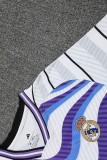 2025-26 Mens Real Madrid  White purple Training Short Suit