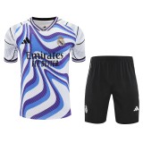 2025-26 Mens Real Madrid  White purple Training Short Suit