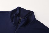 2025-26 Mens Marseille royal blue jacket Training Suit