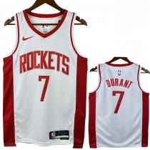 22-23 ROCKETS DURANT #7 White Top Quality Hot Pressing NBA Jersey