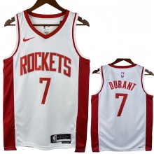 22-23 ROCKETS DURANT #7 White Top Quality Hot Pressing NBA Jersey