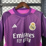 2025-26 Men  Real Madrid Goalkeeper Purple  soccer Jerseys