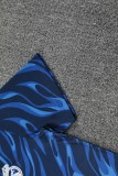 2025-26 Mens  Real Madrid  Upper Blue Training Short Suit