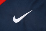 2025-26 Mens PSG Paris Baolan color half pull Tracksuit suit