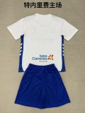 2025-26 Kids CD Tenerife home white soccer Jersey