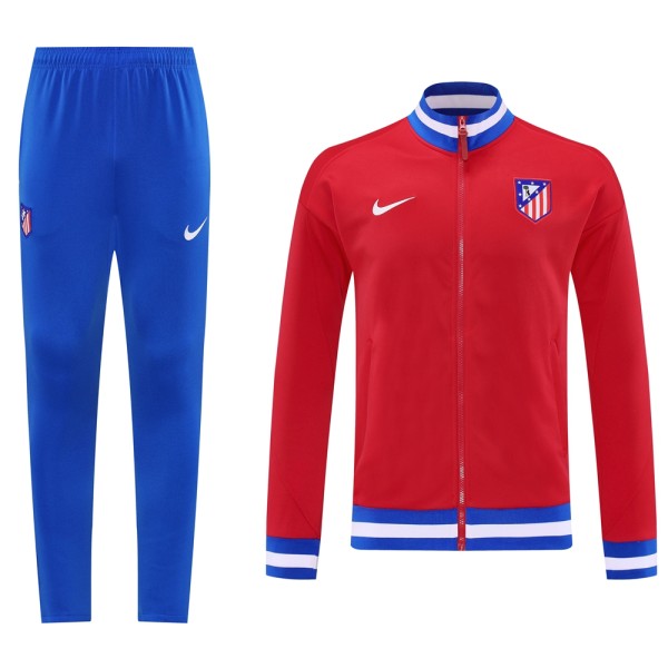 2025-26 Mens  Atletico Madrid Blue red  Jacket Tracksuit suit