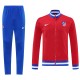 2025-26 Mens  Atletico Madrid Blue red  Jacket Tracksuit suit