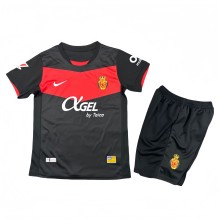 2025-26 Kids  Mallorca Third away black  Soccer Jersey