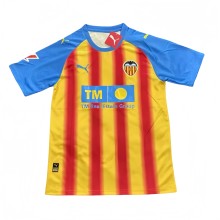 2025-26 Mens Valencia  Third away yellow soccer Jersey