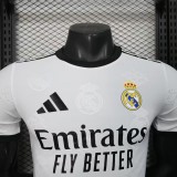 2025-26 Mens Real Madrid white Player Special Edition soccer jersey