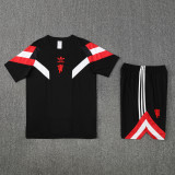 2025-26 Mens Manchester United  black Short Training Suit