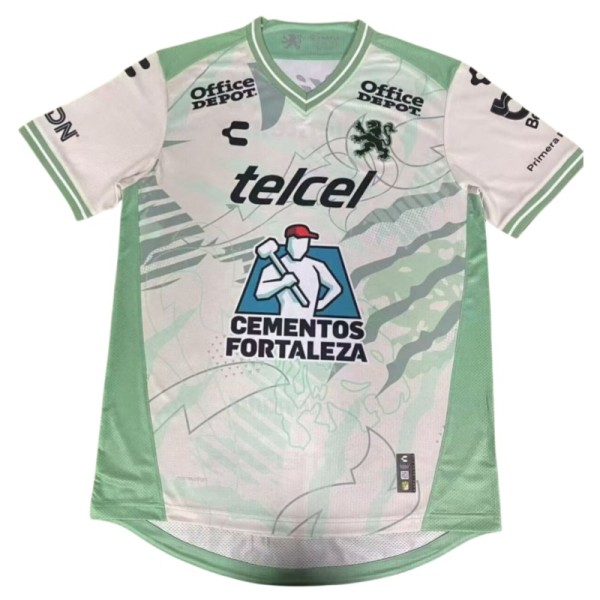 2025-26 Mens  Leon away   white soccer Jersey