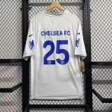 2025-26 Mens Chelsea white 25#  baseball uniform Jersey
