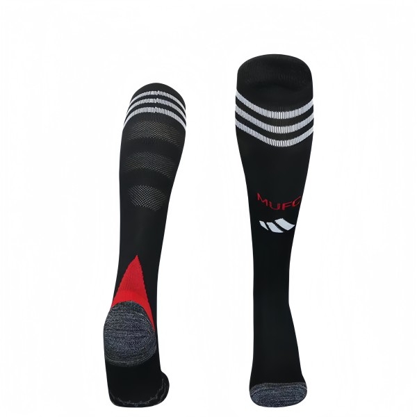 2025-26  Manchester United home black football socks