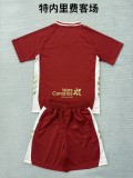 2025-26 Kids CD Tenerife away red soccer Jersey