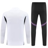 2025/26 Mens Manchester United  white Half-pull Training suit