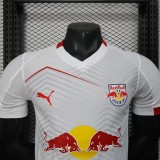 2025-26 Mens Red Bull Bragantino white Player version soccer jersey (布拉甘红牛)
