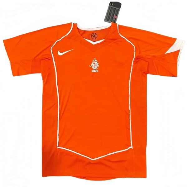 2004 Mens Retro Netherlands orange Home Jersey