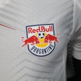 2025-26 Mens Red Bull Bragantino white Player version soccer jersey (布拉甘红牛)