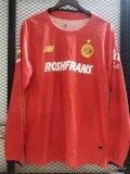 2025-26 Mens Toluca home red Long sleeve soccer jersey