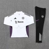 2025/26 Mens Manchester United  white Half-pull Training suit