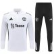 2025/26 Mens Manchester United  white Half-pull Training suit