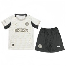 2025/26 Kids PSV Eindhoven Third away white soccer jersey