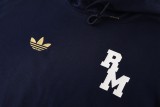 2025-26 Mens Real Madrid royal blue hoodie Tracksuit