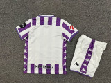 2025-26 Kids Valladolid  home Purple White soccer jersey