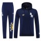 2025-26 Mens Real Madrid royal blue hoodie Tracksuit