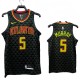 HAWKS MURRAY #5 Black Top Quality Hot Pressing NBA Jersey