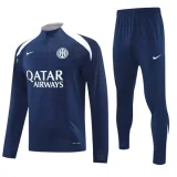 2025-26 Mens Inter Milan royal blue Half pull Training Suit