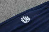 2025-26 Mens Inter Milan Grey Half pull Training Suit