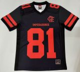 2025-26 Mens Flamengo 81# black  soccer  Jersey