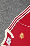 2025-26 Mens Manchester United red Short traning suit