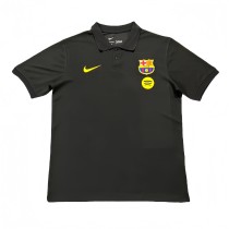 2025-26 Mens Barcelona black polo soccer Jersey