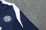 2025-26 Mens Inter Milan royal blue Half pull Training Suit